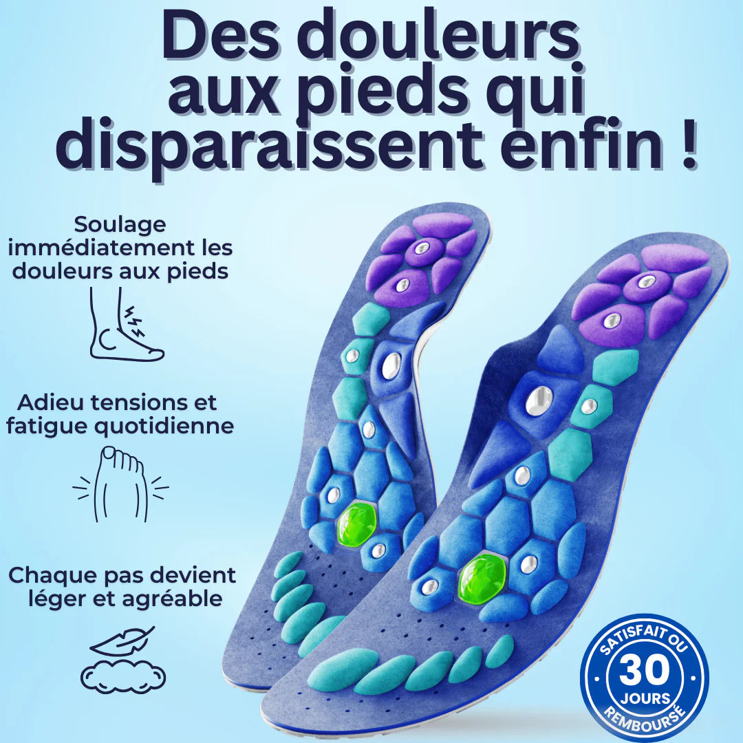 Semelles Magnétiques d'acupression | Mazoris