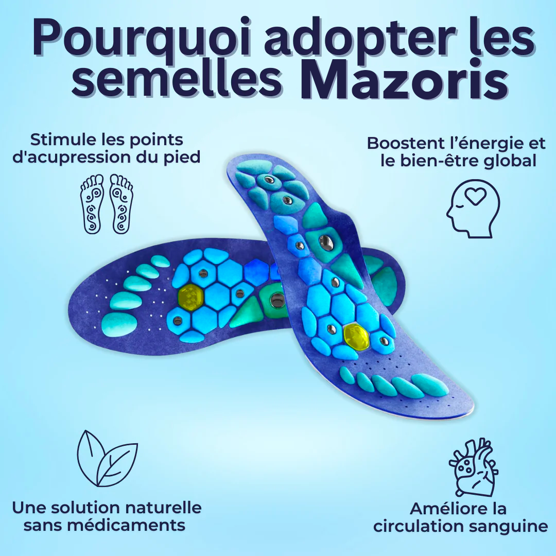 Semelles Magnétiques d'acupression | Mazoris