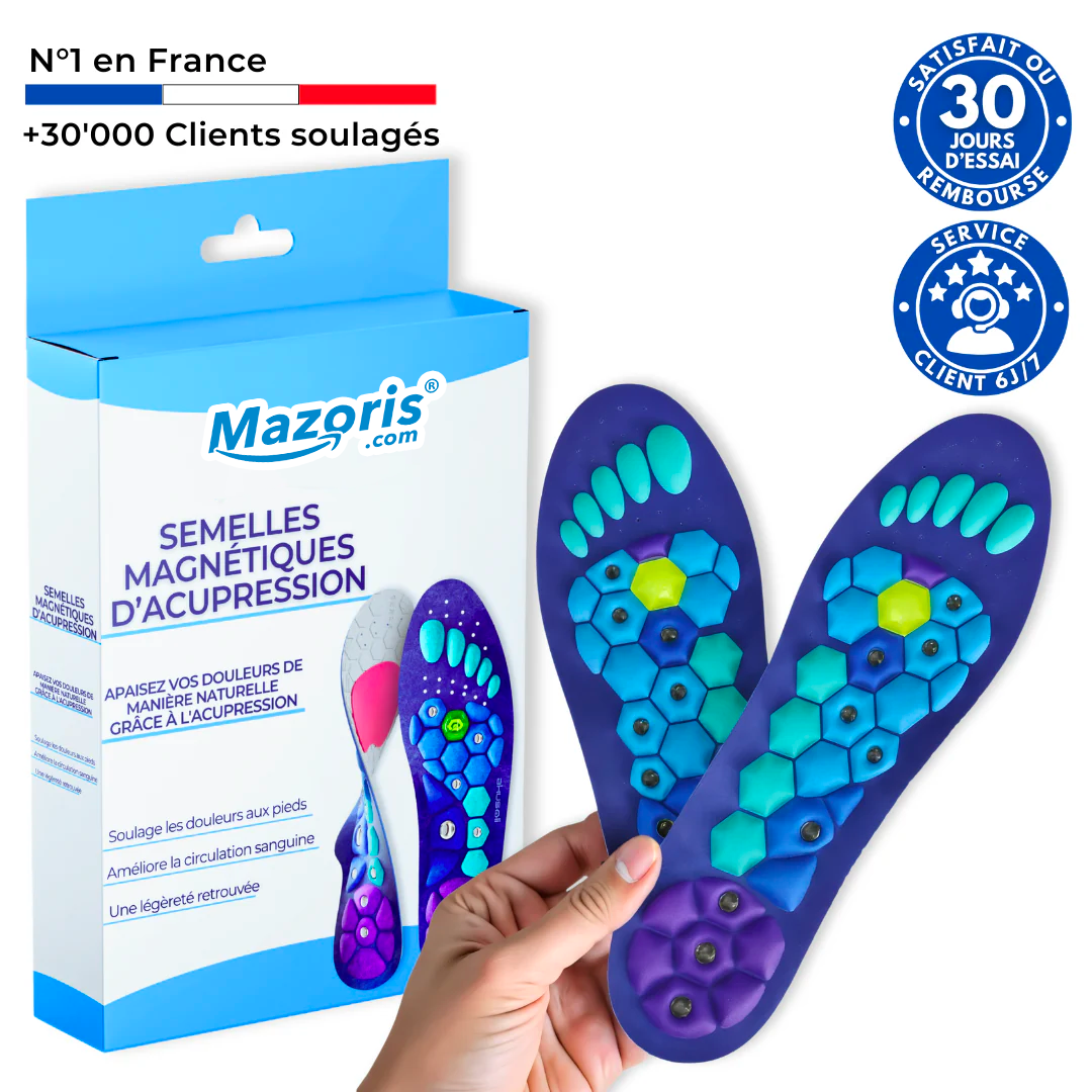 Semelles Magnétiques d'acupression | Mazoris